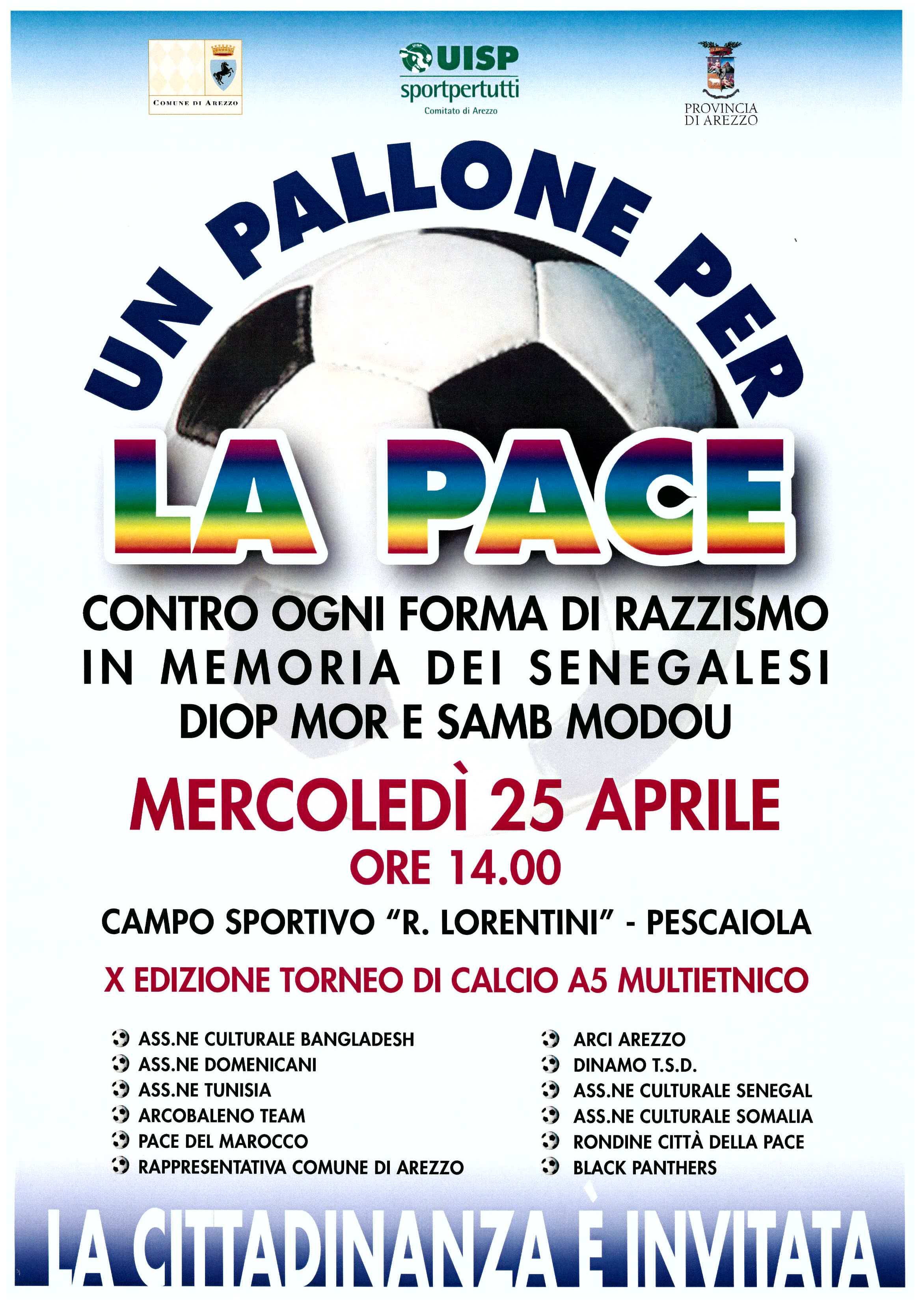 Un Pallone x la Pace 2012